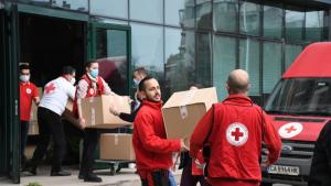 В неделя от централата на Българския Червен кръст заминават още
