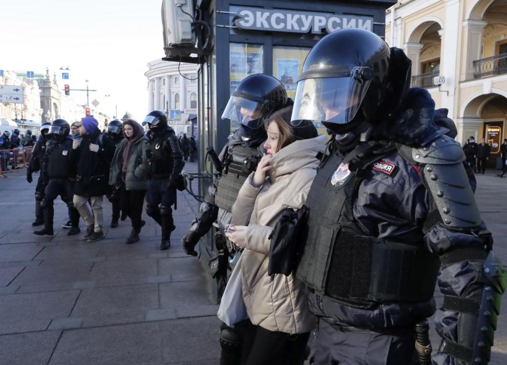  митинги Русия 