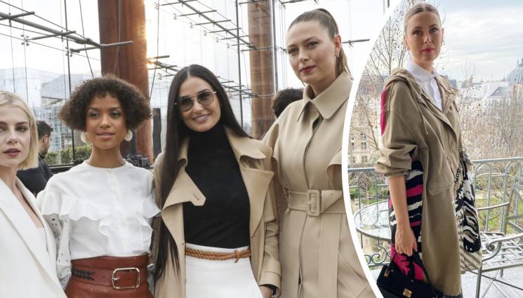 Шарапова - Мария Шарапова си гука с холивудската звезда Деми Мур в Париж