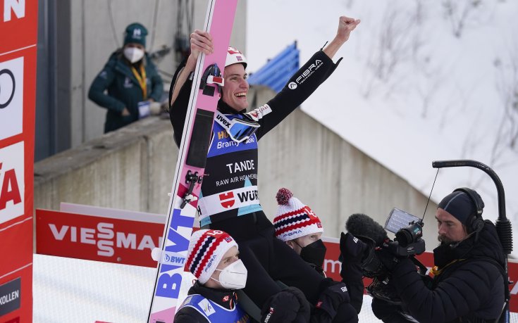 Даниел Андре Танде с първа победа в Световната купа по ски-скок