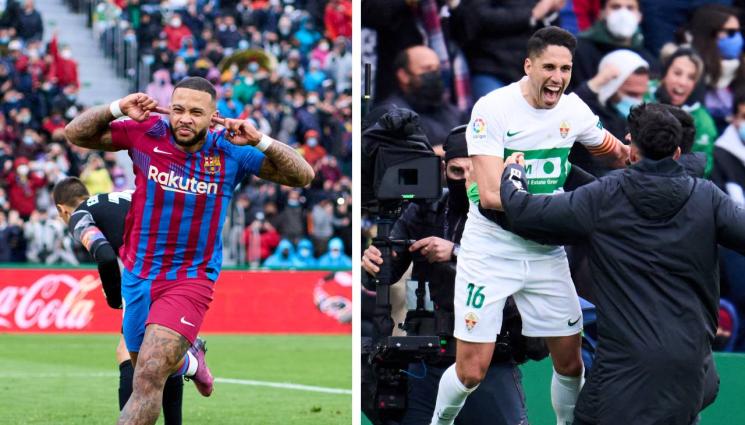 Барселона - Барселона се измъчи с Елче, но постигна обрат и излезе трети в Испания