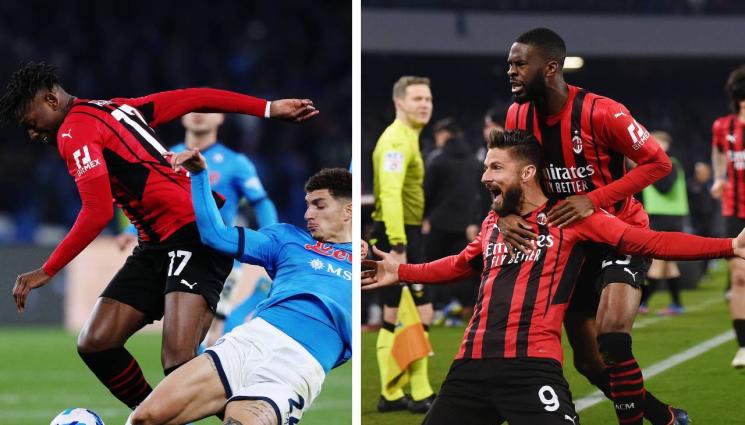 Милан - Милан удари Наполи като гост с гол на Оливие Жиру и си тръгна от Неапол като лидер в класирането на Серия А