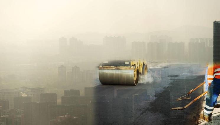 мръсен въздух асфалт - Борят с асфалт мръсния въздух в София и Русе през 2022 г.