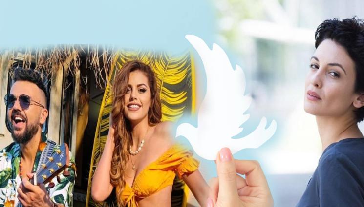 звезди - БГ звезди с апел за мир. Дават безплатни концерти, даряват парите за пострадалите от войната