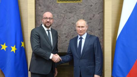 Путин Шарл Мишел