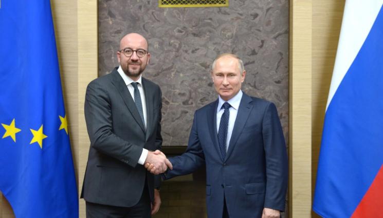 Путин Шарл Мишел - ВОЙНАТА В УКРАЙНА: Владимир Путин се чу по телефона с Шарл Мишел