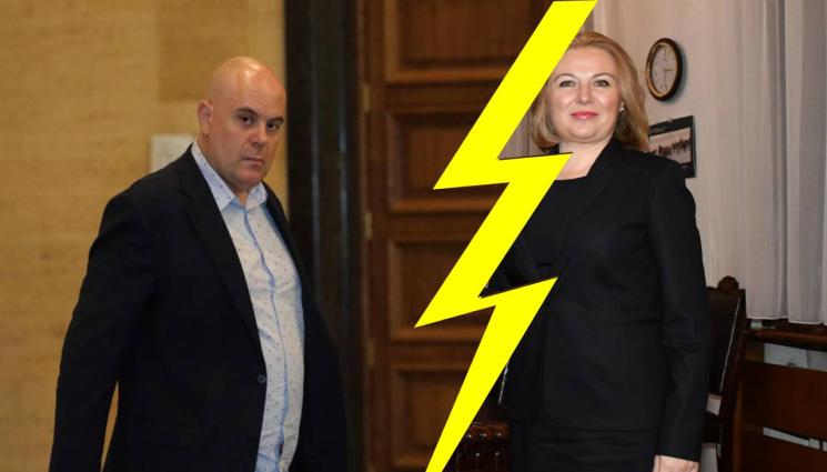 Иван Гешев Надежда Йорданова - Гешев поиска публична процедура по предложението за прекратяване на мандата му