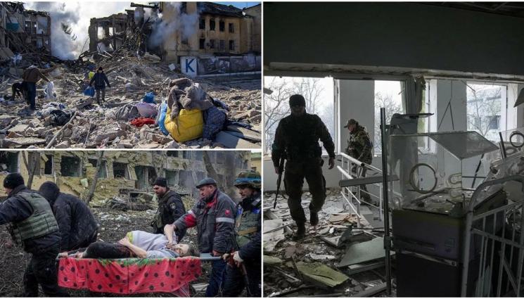 а - Ужасът на войната: Русия бомбардира болници в Украйна, една от които е детска (СНИМКИ И ВИДЕО)
