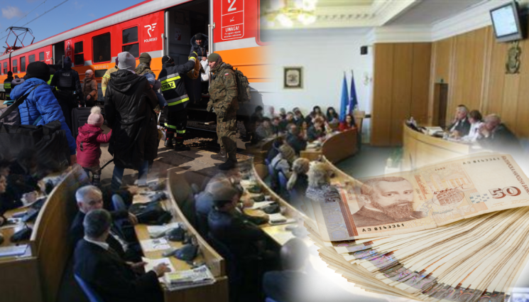 сос - Столична община дава 300 хиляди от бюджета на столицата за украинските бежанци, по идея на кмета. Парите са за транспорт, настаняване, храна и издръжка