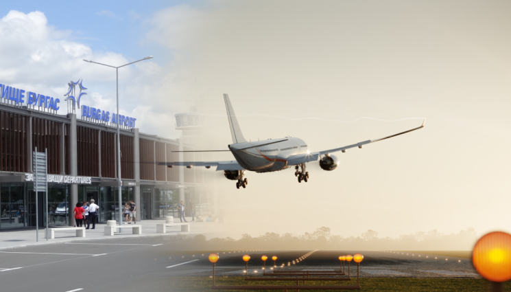 самолет - От началото на април до октомври: Пускат редовни полети от Бургас до 6 европейски дестинации