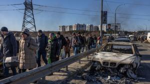 В централния украински град Днипро бившият Днепропетровск бяха обстреляни граждански