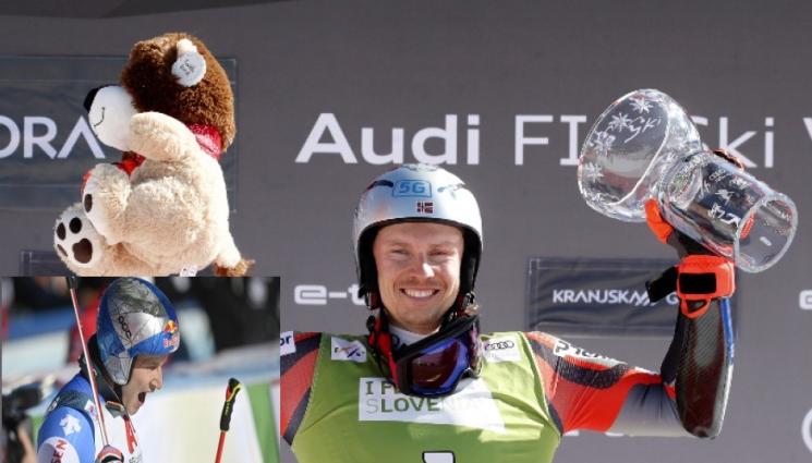 Хенрик Кристоферсен - Хенрик Кристоферсен спечели в Кранска гора, Одермат взе купата в гигантския слалом