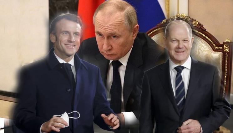 aa - Путин говори с Макрон и Шолц за войната в Украйна, обвини Киев в убийства и използване на хора като жив щит