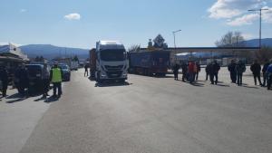 Отново напрежение на граничния пункт Кулата Шофьори на товарни камиони