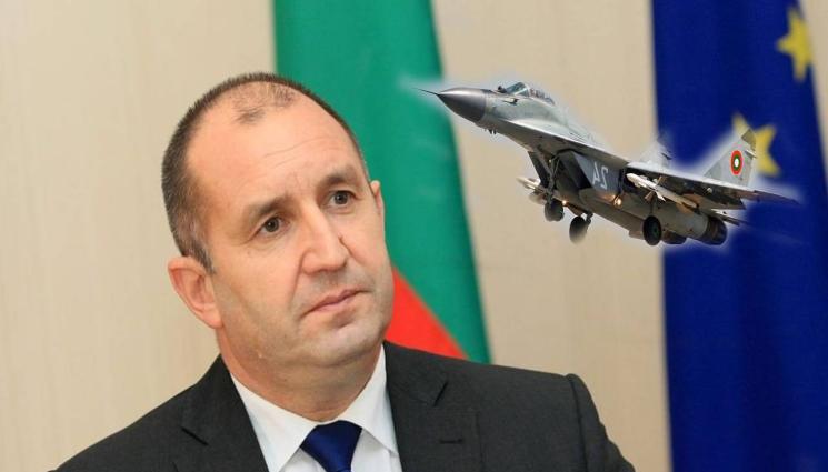 Радев изтребител - НЕОТЛОЖНИ МЕРКИ: Румен Радев поиска български самолети и пилоти да охраняват небето ни
