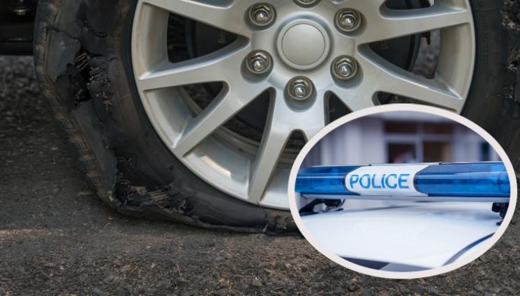 нарязани гуми - ПОРЕДНА ВАНДАЛСКА ПРОЯВА: Нарязаха гумите на 11 автомобила