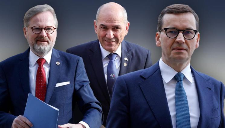 украйна - Трима европейски премиери хванаха влак към Киев за знаково посещение при украинския президент Зеленски. Носят пакет с помощи от името на ЕС. Столицата на Украйна с комендантски час