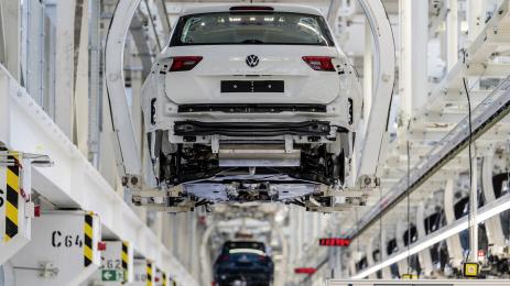 Volkswagen завод поточна линия