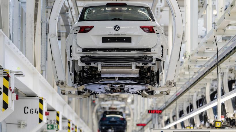 Volkswagen завод поточна линия