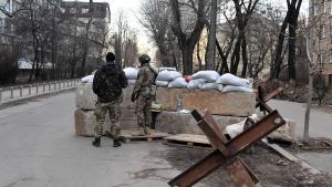 Селище в района на украинската столица Киев е било обстрелвано