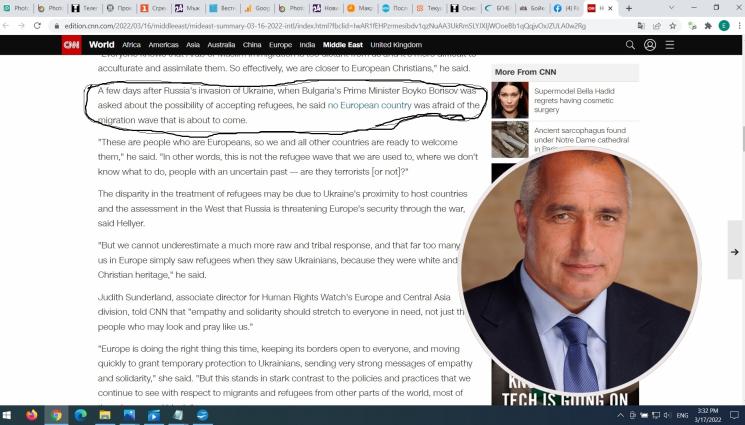 Борисов CNN - ГАФ: След РИА Новости и CNN обяви Борисов за настоящ премиер на България