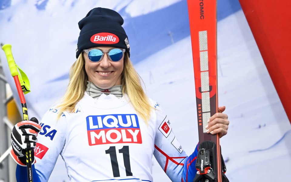 Норвежката Рангхилд Мовинкел спечели последното състезание в женските алпийски ски