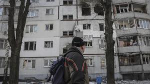 Четирима цивилни жители на Харков вчера бяха убити а десет