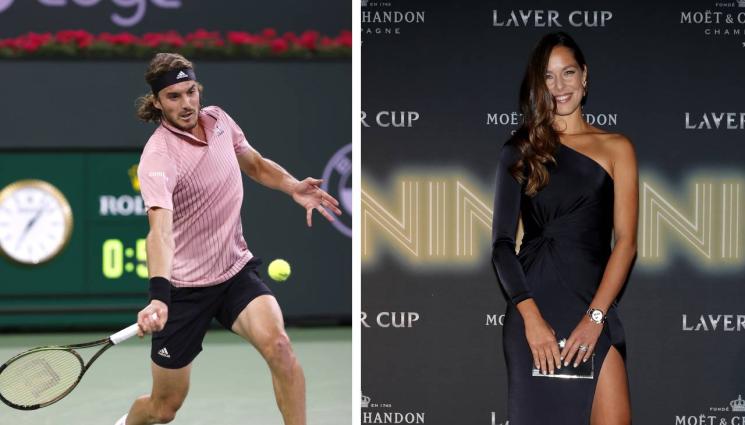тенис - Стефанос Циципас се закача с красавицата Ана Иванович, поиска тя да му съдийства