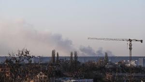 Изтичане на амоняк от химически завод край източния украински град