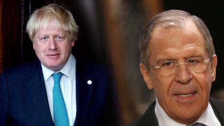 борис джонсън и лавров