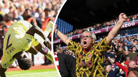 Сака Арсенал Астън Вила