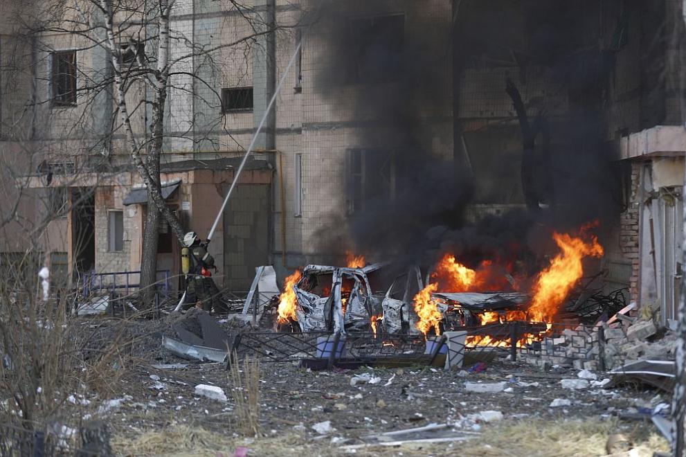 Има удари по много градове в Украйна, заяви украинското президентство.