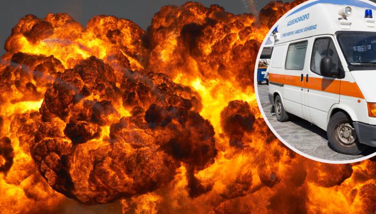 взрив - УЖАСЯВАЩО! Огромен взрив избухна в гараж! (СНИМКА)