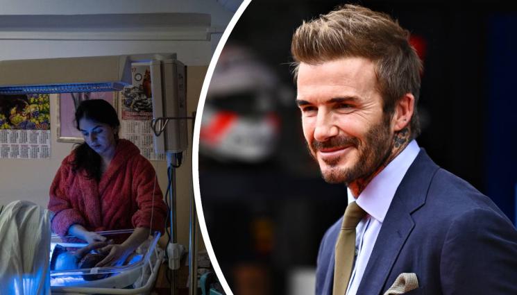 Дейвид Бекъм - Дейвид Бекъм даде профилите си в социалните мрежи на украинска лекарка от Харков