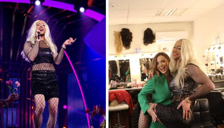 Дарин Ангелов Камелия попфолк Като две капки вода бекстейдж Елизабет - „Като две капки вода“ БЕКСТЕЙДЖ! Дарин Ангелов за образа на Камелия, надпяването му с Анелия и на коя родна поп дива кръсти гърдите на Сано (ВИДЕО)