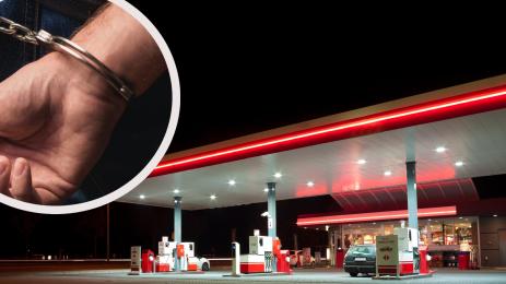 грабеж бензиностанция