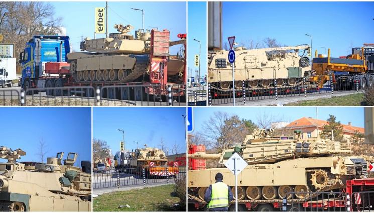 aaa - ПАНИКА: Kолона от американски танкове влезе у нас от Гърция