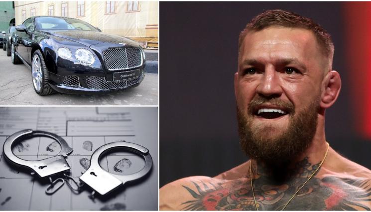 Конър Макгрегър - Конър Макгрегър арестуван в кабриолет 