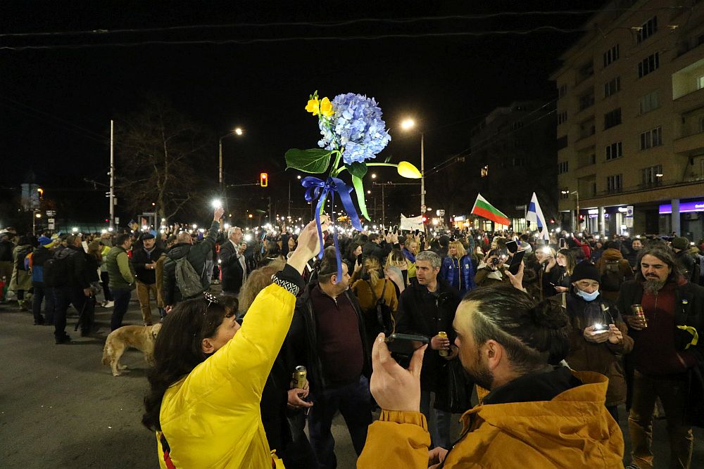 Мирно шествие в София в подкрепа на Украйна