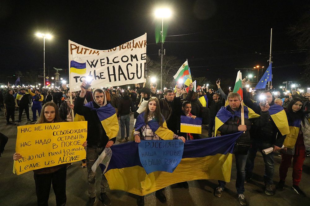 Мирно шествие в София в подкрепа на Украйна