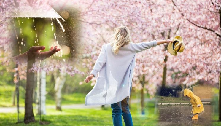 пролет слънце дъжд