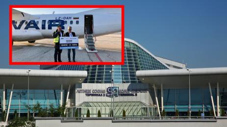 самолет софия скопие