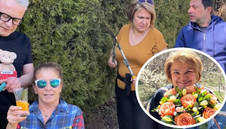 Марта - В Кокаляне: Марта стриже храстите на Евро