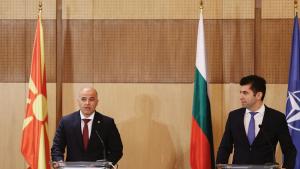 Димитър Ковачевски и Кирил Петков среща НАТО
