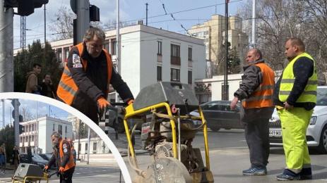 ремонти дупки улици София