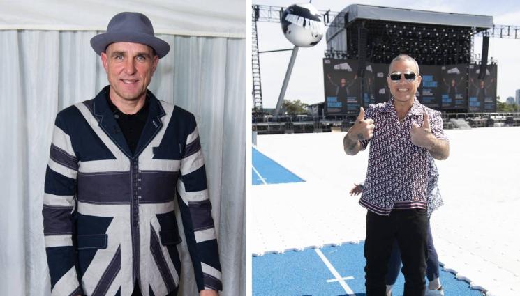 вини Джоунс и Роби уилямс - Вини Джоунс тайно у нас, състезава се в игра с Роби Уилямс