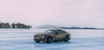 <p>Rolls-Royce Spectre на леда в Северна Швеция.</p>