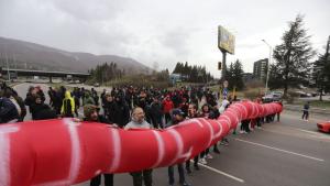 Протестиращите срещу ръководството на БФС затвориха Околовръстното шосе при Бояна