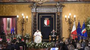 Папа Франциск който е на двудневно посещение в Малта се
