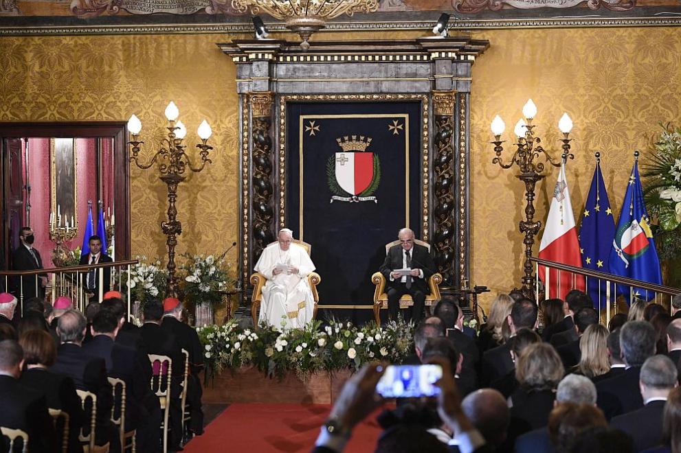 Папа Франциск на посещение в Малта